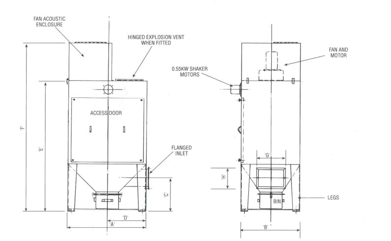 Auto Shake Dustaway - Sangre Commercial Dust Extraction